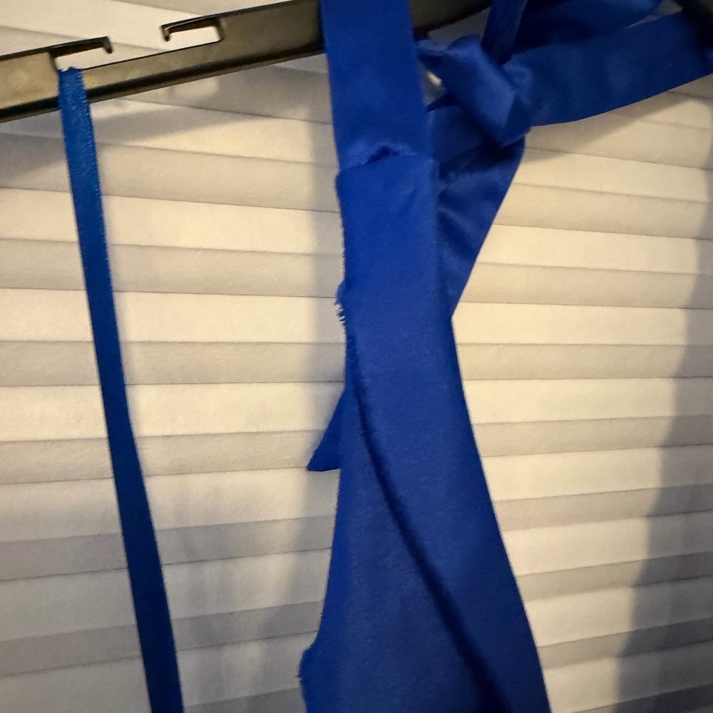 BCBGMaxAzria Royal Blue Halter Dress - Picture 7 of 10